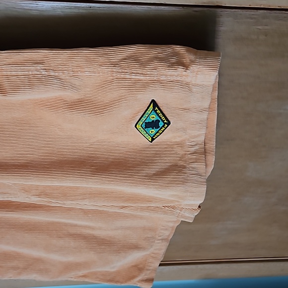Teddy Fresh Peach Corduroy Shorts sz Large - Picture 2 of 6